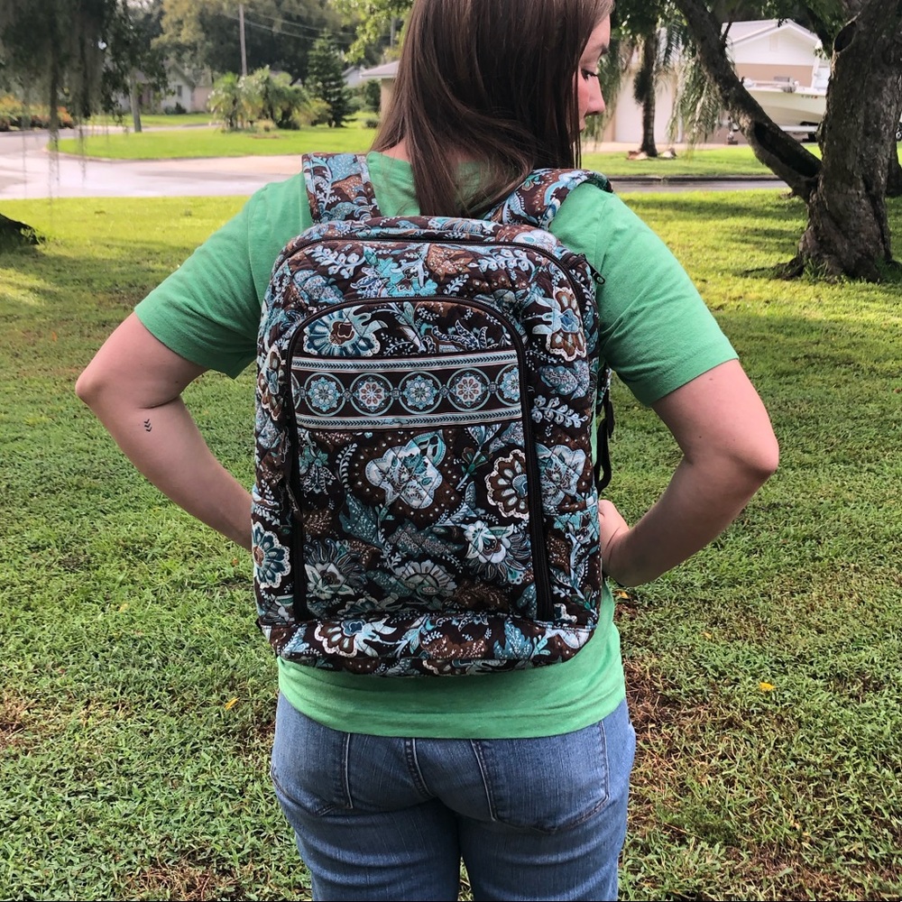 Vera Bradley Large Laptop Backpack - Picture 7 of 7